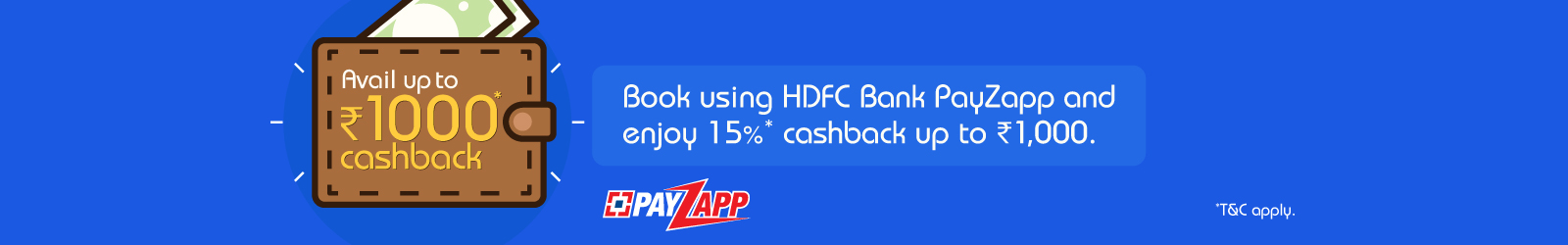 HDFC Bank PayZapp Flight Offers & Discounts - IndiGo